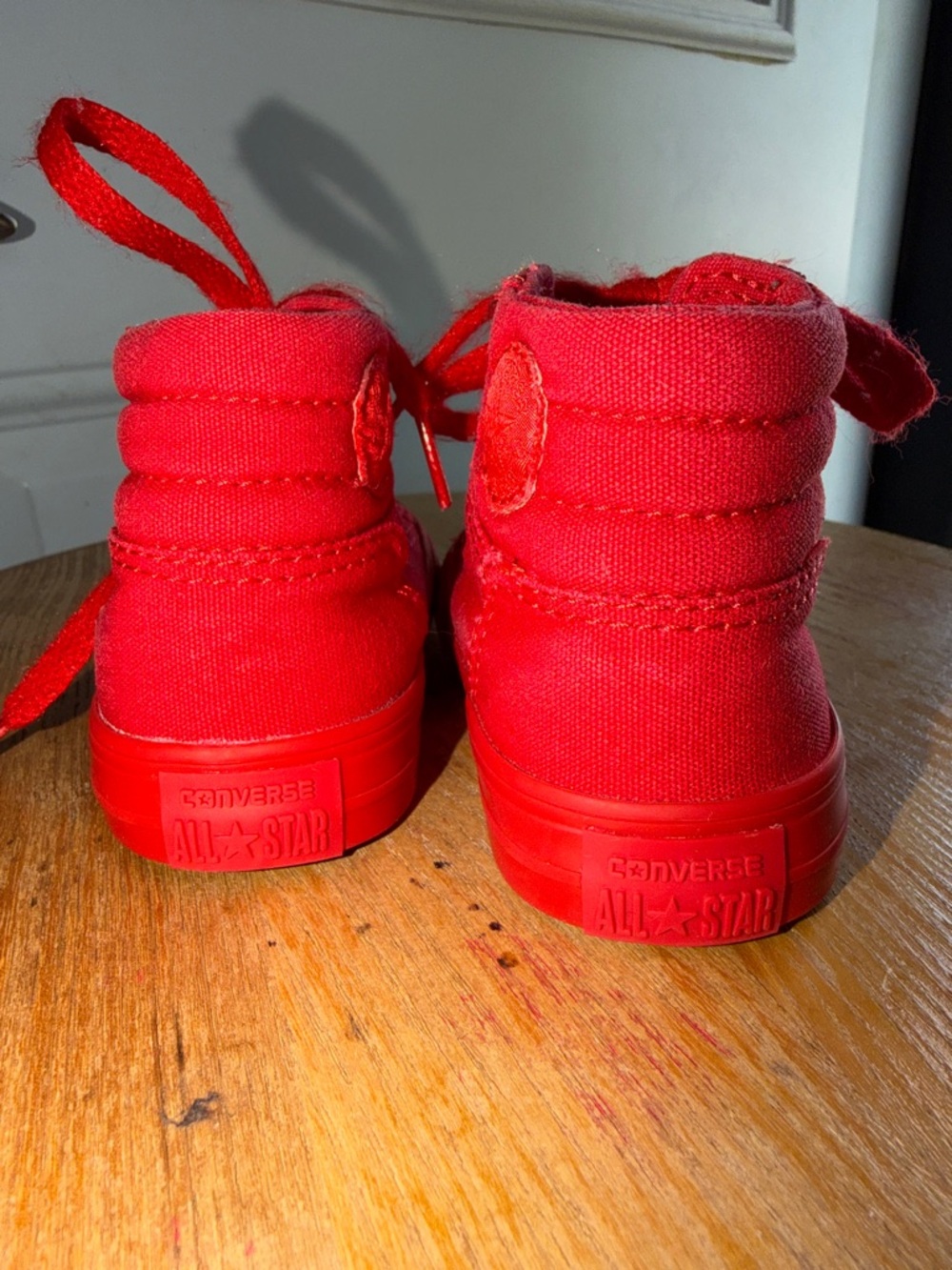 Converse Kids All-Star High-Top Sneakers in Red - Picture 3 of 4